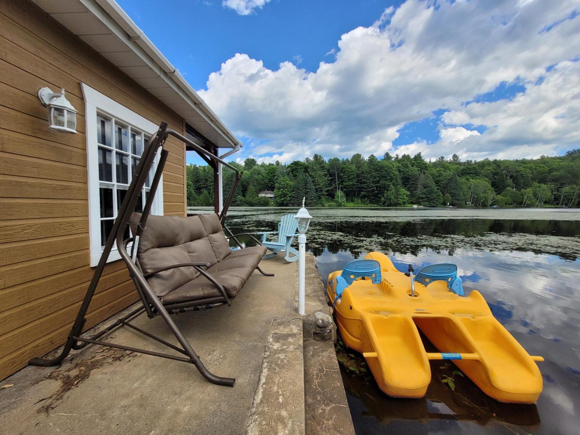 Chalet Zenitude Lac Bastien Saint-Alphonse-Rodriguez Eksteriør bilde